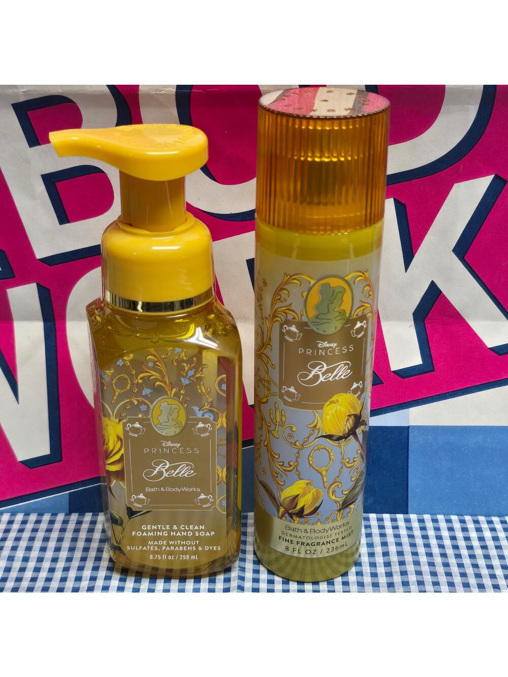 BBW Princess Belle Gentle & Clean Foaming Hand Soap & Fragrance Mist Bundle